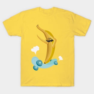 Dabbing Banana on a skateboard T-Shirt